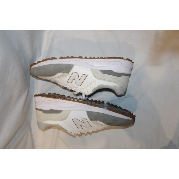 New Balance 997 SL Men\'s White Gray Golf Sneakers Spikeless 12 Wide 2E NEW main image 5